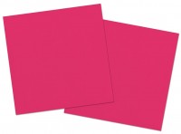 20 Servietten Cleo pink 33 x 33cm