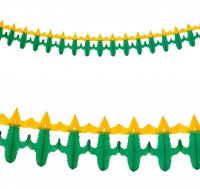 Grüne Kaktus Girlande