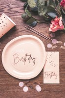 5 Rosy Blush 50th Birthday Spiralhänger
