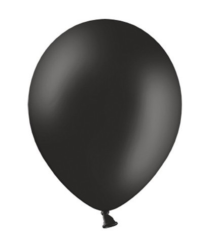 100 Partystar Luftballons schwarz 23cm