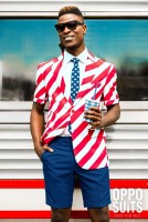 OppoSuits Sommer Anzug United Stripes