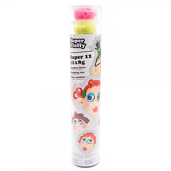 Super Fluffy Knete 12 x 8g
