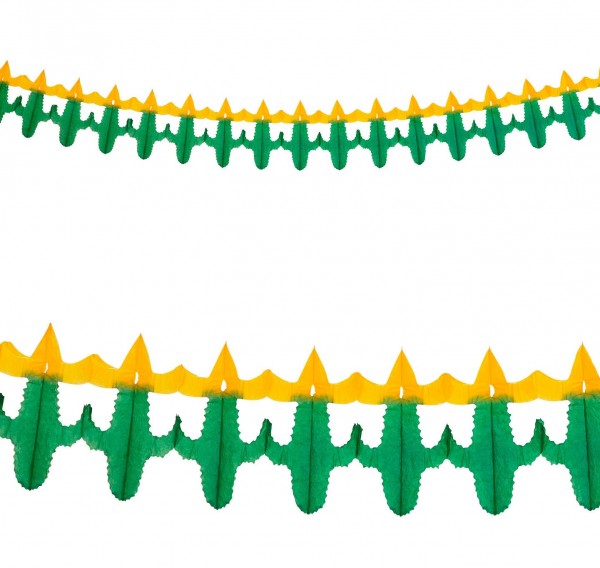 Grüne Kaktus Girlande