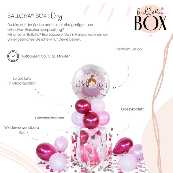 Balloha Geschenkbox DIY Dancing Ballerina XL 3
