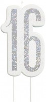 Glitzernde Geburtstagskerze Sweet 16