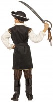 Schwarz-Braunes Piratenkostüm Für Kinder