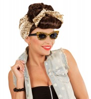 Rockabilly Perücke Leoparden Look
