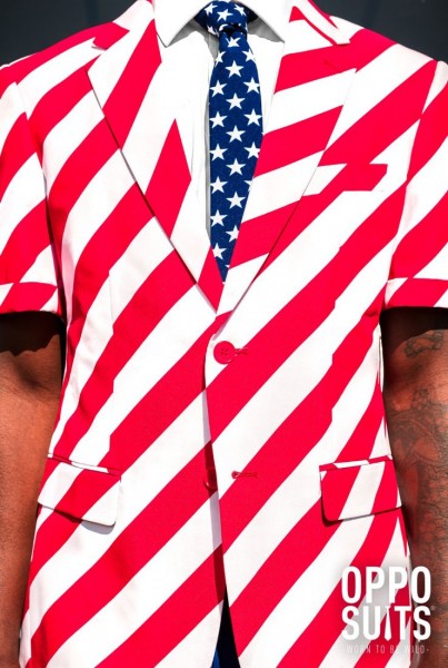 OppoSuits Sommer Anzug United Stripes 2