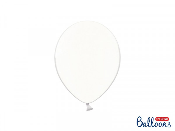 100 Transparente Partystar Ballons 23cm