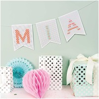 Vorschau: FSC Lovely Dots Geschenkpapier weiß