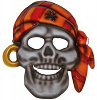 Totenkopf Pirat Weichschaummaske Für Kinder