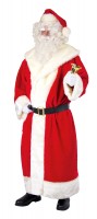 Edler Santa Plüschmantel
