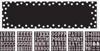 Personalisierbares Black & White Party Banner 165cm