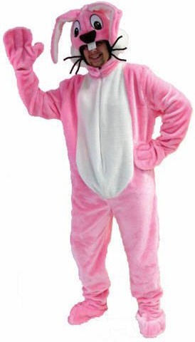 Hasen Herren Kostüm Rosa