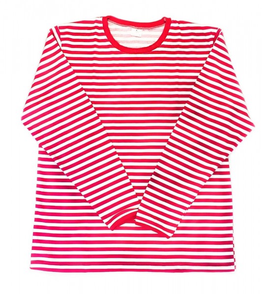Rot-Weißes Walty Langarm Ringelshirt