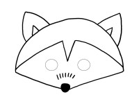 6 Woodland Tiermasken