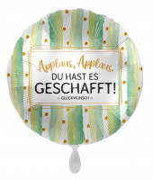 Geschafft Glückwunsch Folienballon 43cm