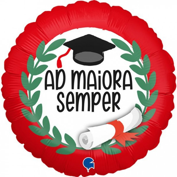 Ad maiora semper Folienballon 46cm