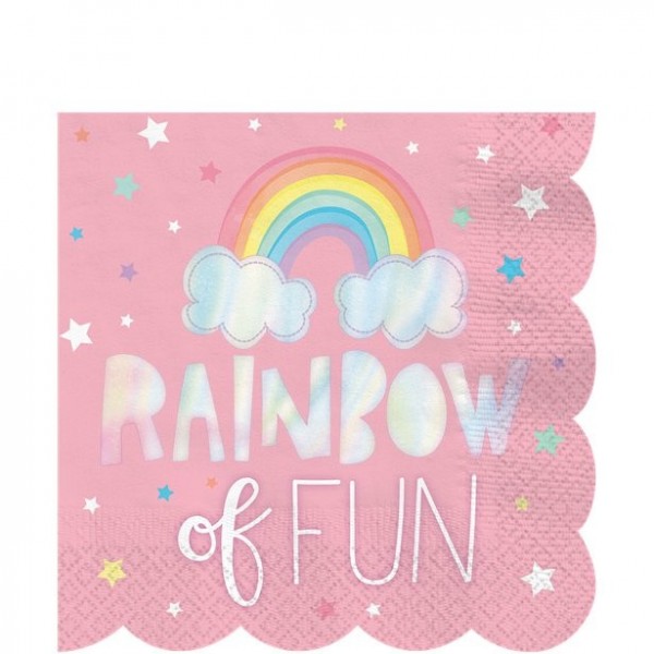 16 Fairy Rainbow Servietten 33cm