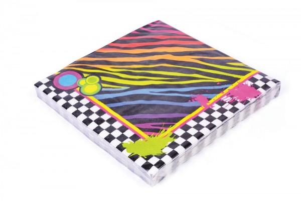 16 Große 80er Jahre Servietten