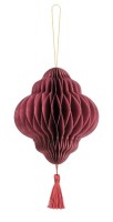 Schmuckkugel Wabenball Hänger 12 x 15cm