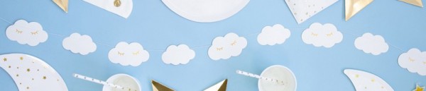 Sweet Dreams Wolken Girlande 1,45m