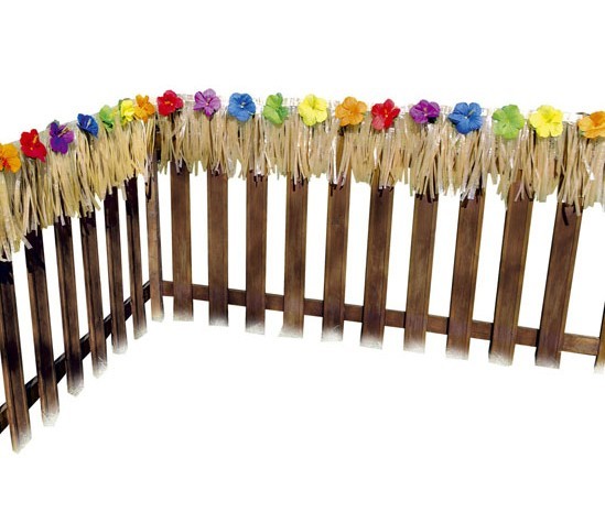 Hawaiianische Beachparty Girlande Mit Blüten