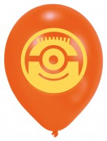 6 Minion Trio Luftballons 23 cm
