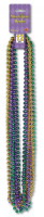 12 Bunte Mardi Gras Perlenhalsketten