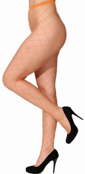 Netzstrumpfhose Leila Orange