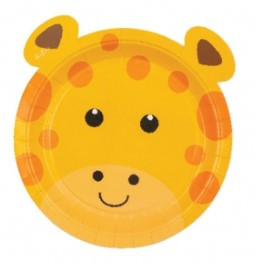 8 Tierparadies Pappteller 18cm 5