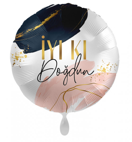 Modern Birthday Folienballon TR 43cm