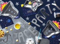 Vorschau: 6 Weltall Party Pappteller 21,5 x 29,5cm