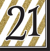 16 Magical 21st Birthday Servietten 33cm