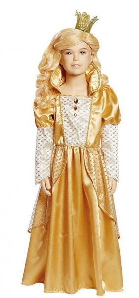 Prinzessin Gerda Gold Kinderkostüm