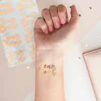 Vorschau: 16 Beauty JGA Tattoos roségold