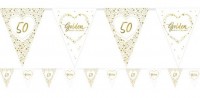 Golden Anniversary Wimpelkette 3,7m
