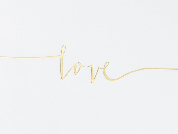 Gästebuch Love gold 24 x 18,5cm 3