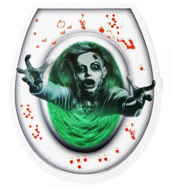 Toiletten Geist Aufkleber für Halloween