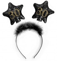 Shiny 30th Birthday Haarreif 13cm