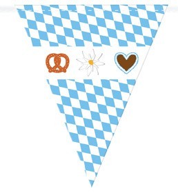Wimpelkette Dirndl und Lederhose 400cm 4
