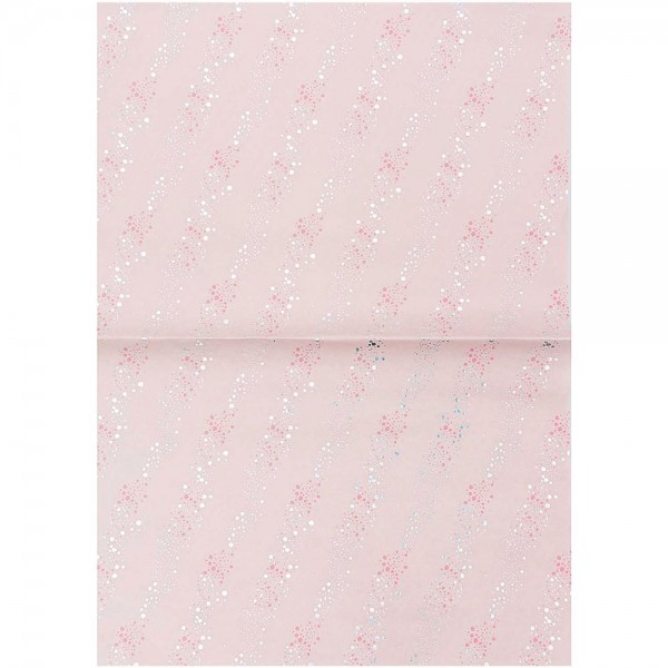 Paper Patch Papierbogen rosa Bläschen 30x42cm
