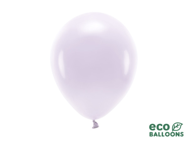 10 Eco Pastell Ballons lavendel 26cm