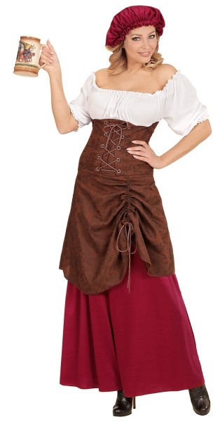 Mittelalter Schankwirtin Damenkostüm
