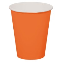 8 Pappbecher Cleo orange 350ml