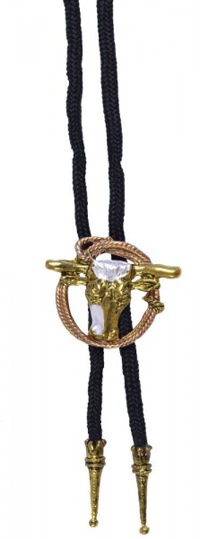 Western Kette Mit Lasso Und Bullenkopf