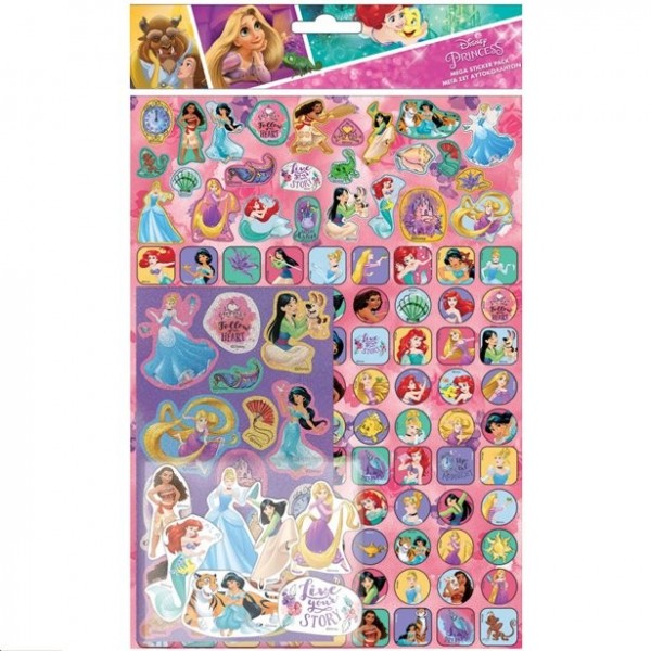 Disney Prinzessinnen Aufkleber Mega Pack