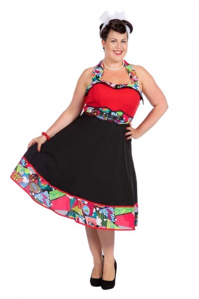 Pop Art Kleid Lulu Damenkostüm 5