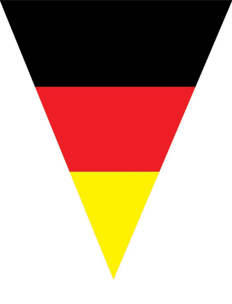 Deutschland Flaggen Wimpelkette 5m