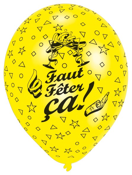8 Luftballons Faut Fêter ça Komplettdruck 3